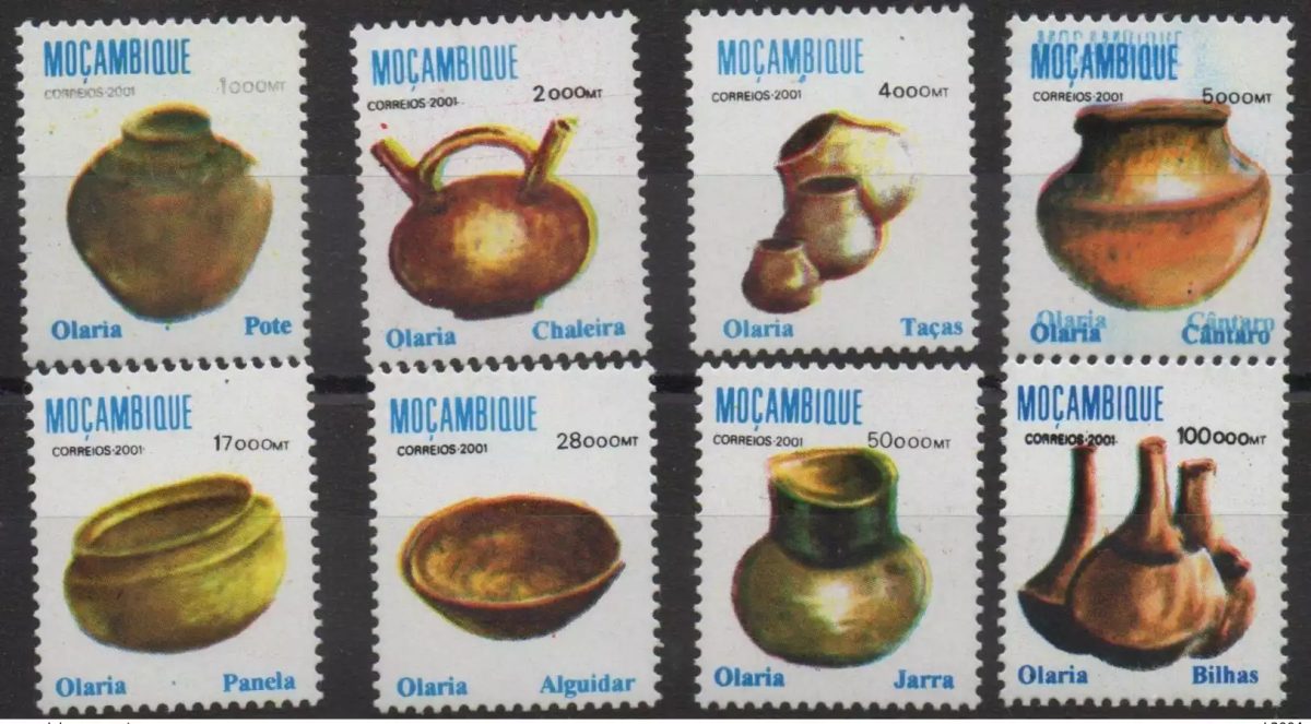 Mozambique 2001 / 2002 Mi. 2805 - 2812  - Olaria Töpferei Poteries Pottery MNH