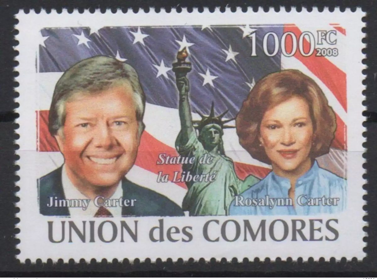 Comores 2008 USA Jimmy Carter Statue de la Liberté  Mi. I-VI Bl. I Unissued