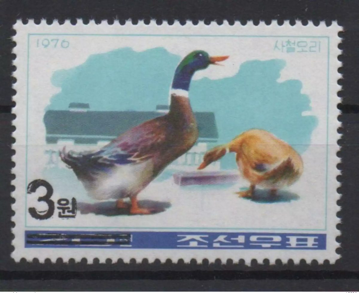 Corée 2006 Mi. 5034 surchargé faune Fauna Bird Oiseaux Vogel Duck Canard Ente