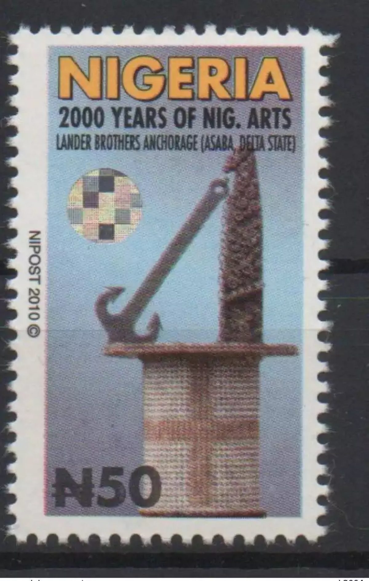 Nigeria 2010 Mi.848 MIT rundem Hologramm