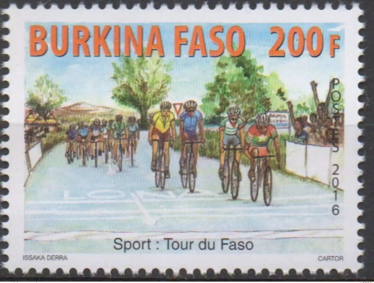 Burkina Faso 2016 Sport cycling Radrennen Tour of 1 val. MNH