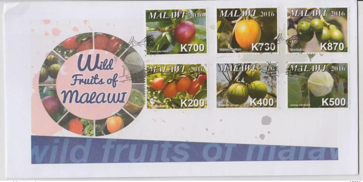 Malawi 2016 Wild Fruits Früchte Flore Flora FDC 1st day