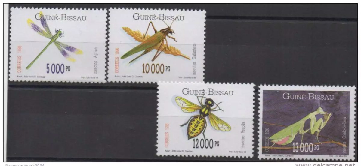 Guiné-Bissau Guinea Guinée Bissau 1996 Insects Insectes Mi. 1239 - 1241 MNH
