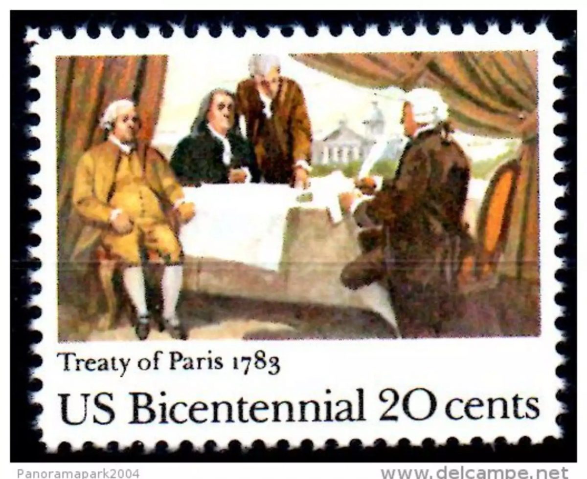 Emission Commune France Etats-Unis 1983 Indépendance 1783 Yvert 1494 cote 2 €