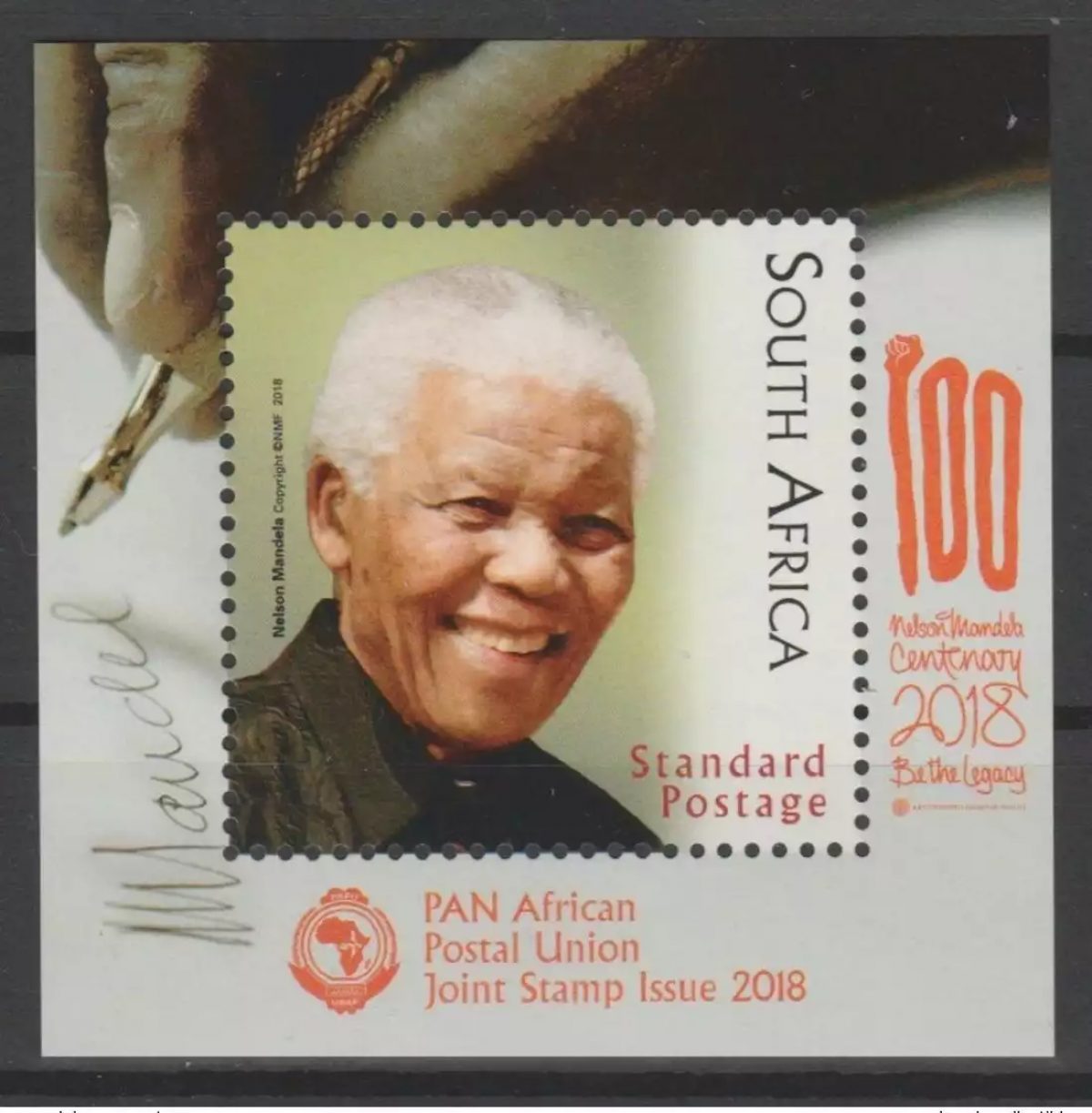 Afrique Sud 2018 Mi. ? S/S Joint Issue PAN African Nelson Mandela 100 years