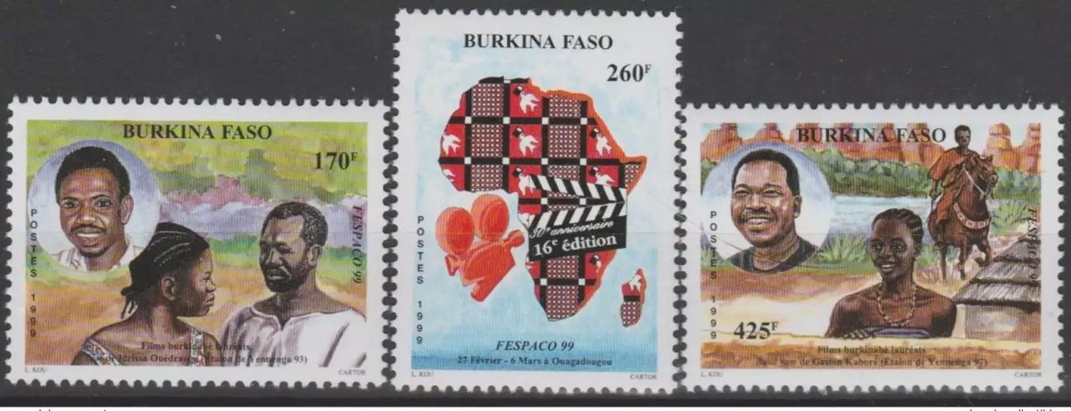 Burkina Faso 1999 Mi. 1618 - 1620 FESPACO 30e anniversaire Film festival Kino**