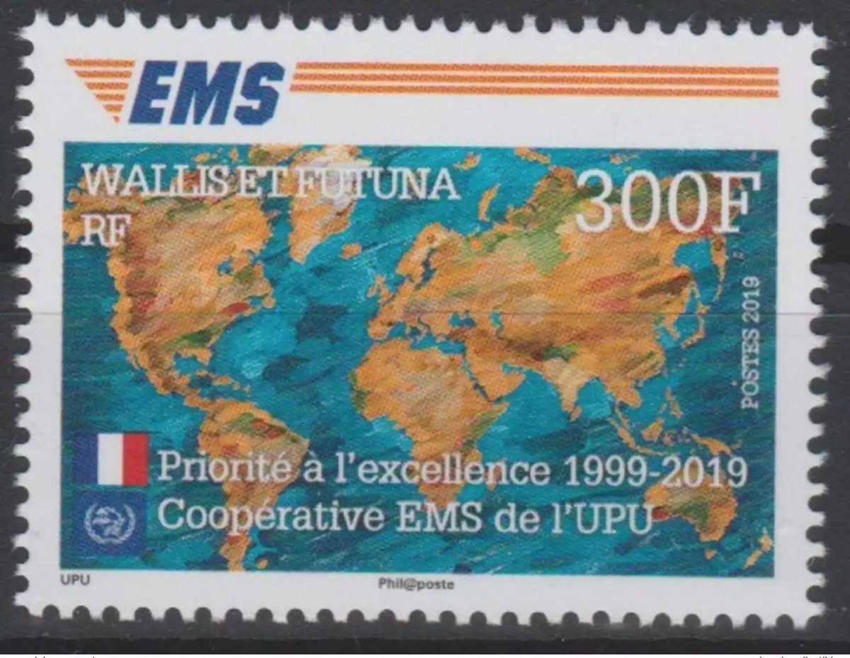 Wallis und Futuna 2019 YT 916 EMS 20 Jahre Gemeinschaftsausgabe U.P.U.