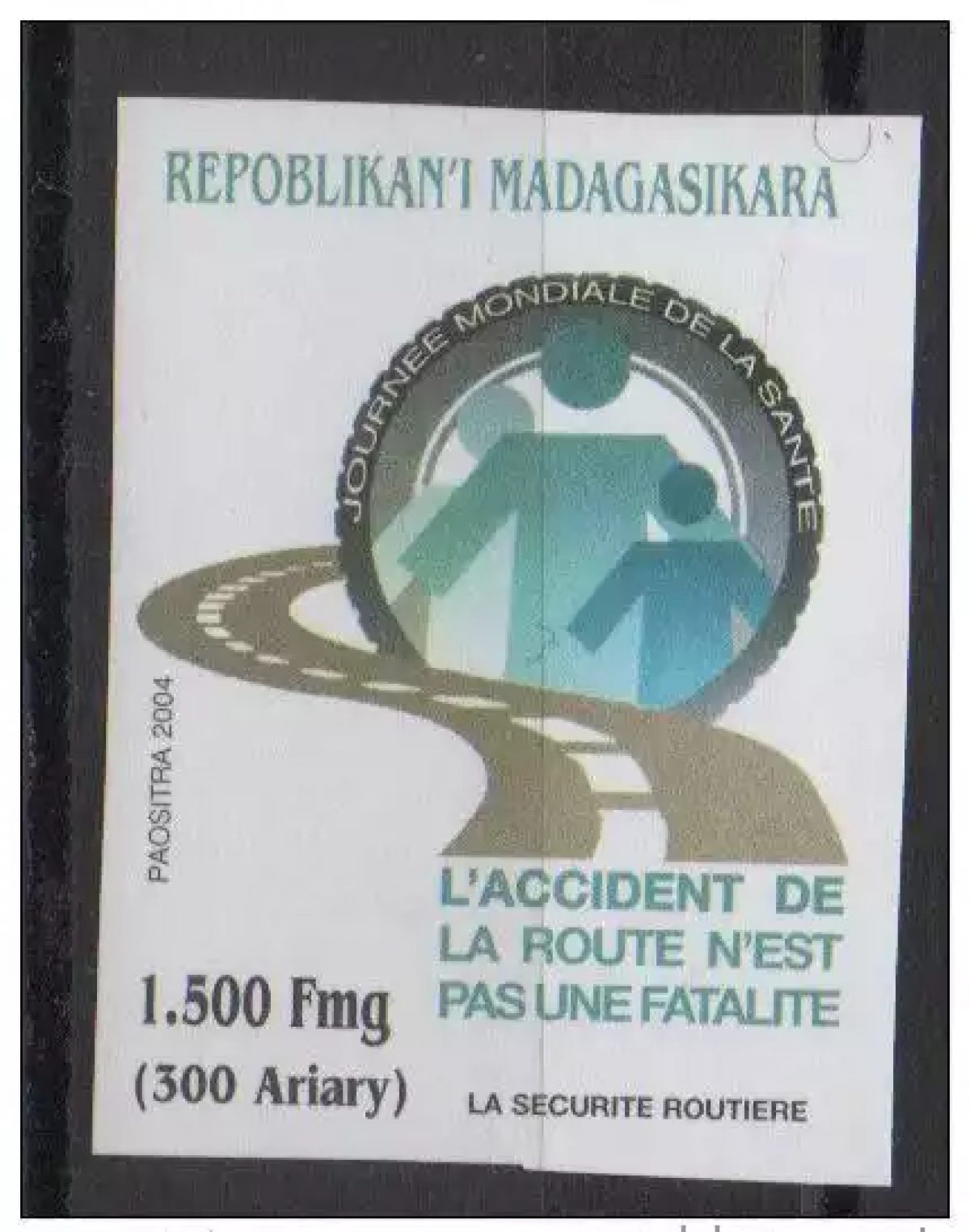 Madagascar 2004 Mi.2612 Road Safety IMPERF MNH **