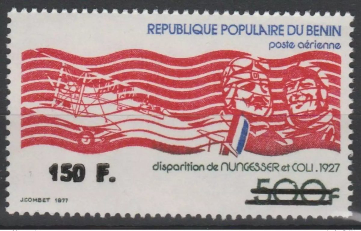 Benin 1995 Mi. 663 Airmail Nungesser et Coli 1927 Airplane Overloaded MNH**