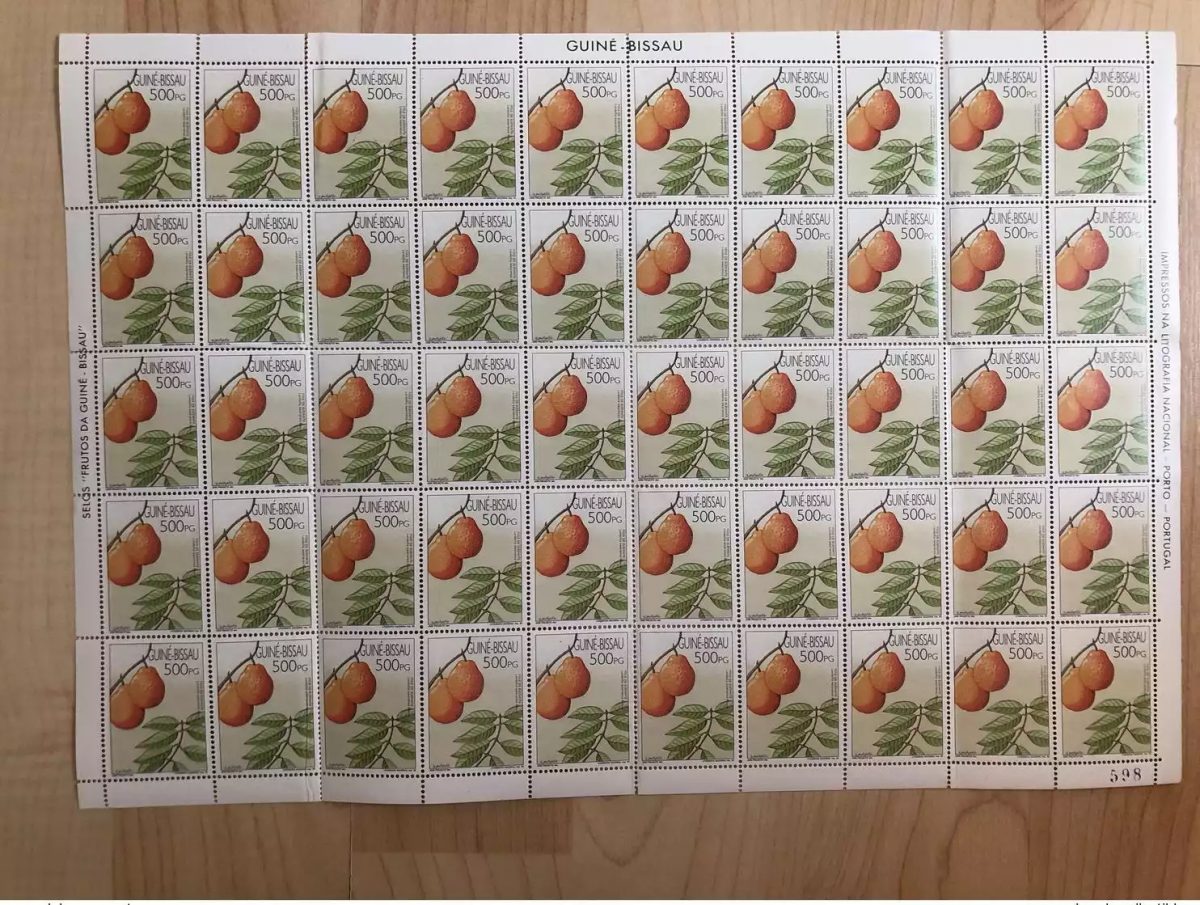 Guiné-Bissau Guinée 1992 Mi. 1160 500P Fruits Früchte Landolfia owariensis MNH