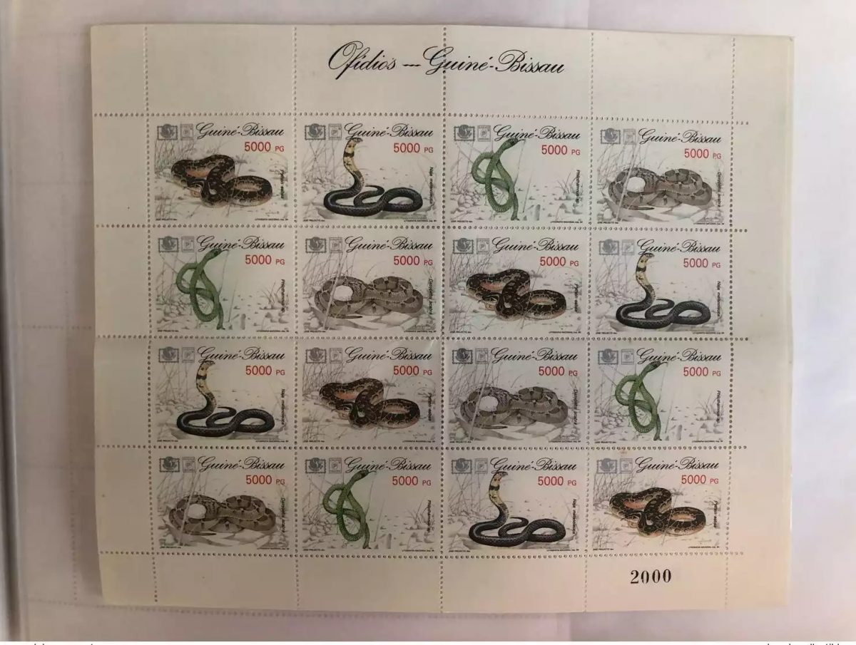 Guinea-Bissau 1994 Mi. 1211-1214 Schlangen Reptiles MNH**