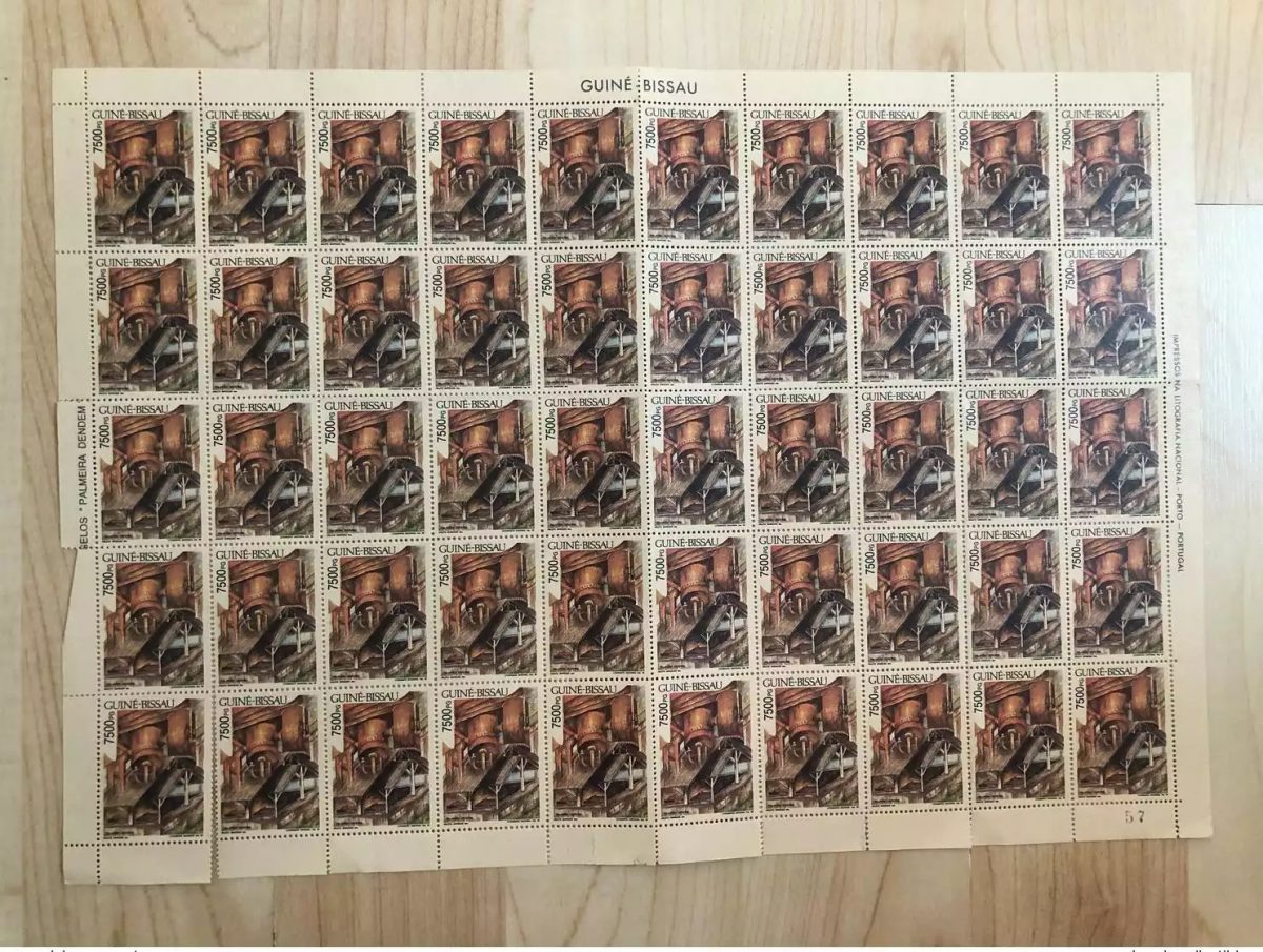 Guiné-Bissau Guinée 1995 Mi. 1218 7500P Palm Trees Palmen Ölpalme Palmier MNH