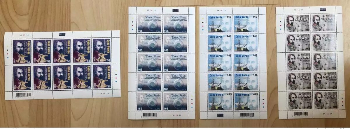 Cabo Verde 2006 Mi. 898 901 Sheets Grandes Navegadores Francis Drake ship Boat