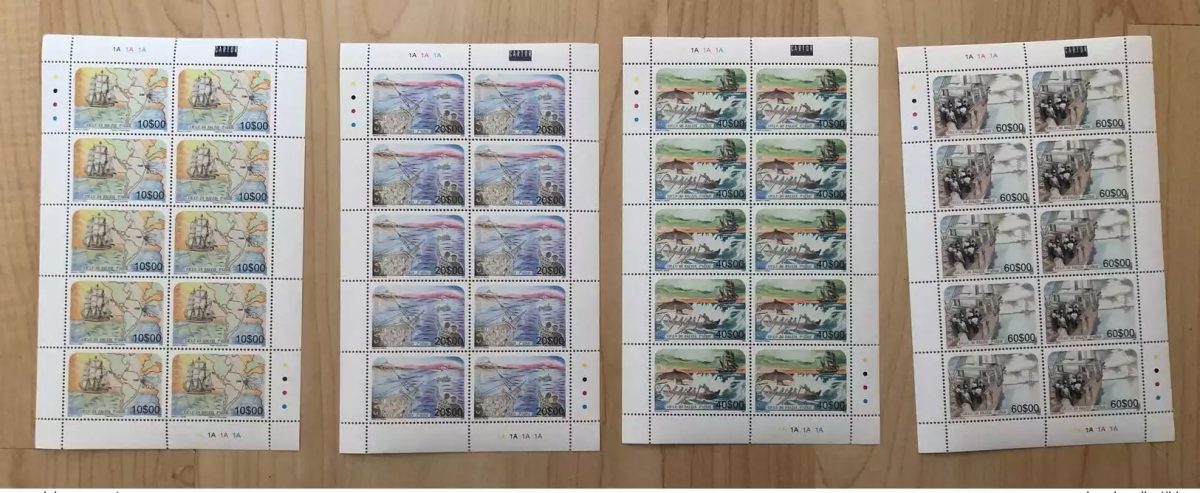 Cabo Verde 2006 Mi. 886 889 Sheet Ciclo Baleia Whale Baleine Bateau Boat Voilier