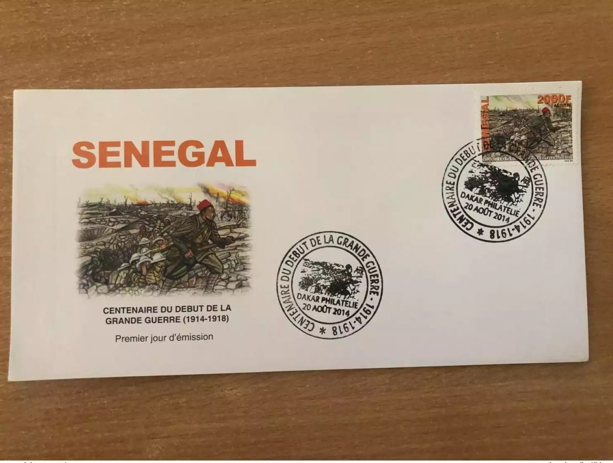 Sénégal 2014 FDC Mi. Bl. 108 Première Guerre Mondiale World War One RARE stamp
