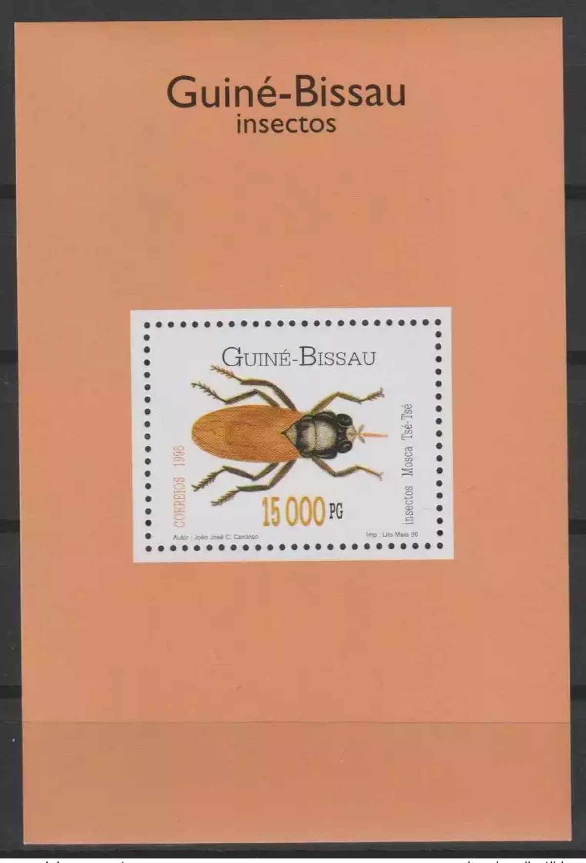 Guinea Bissau 1996 Mi. Bl.298 Insectos Insects set MNH