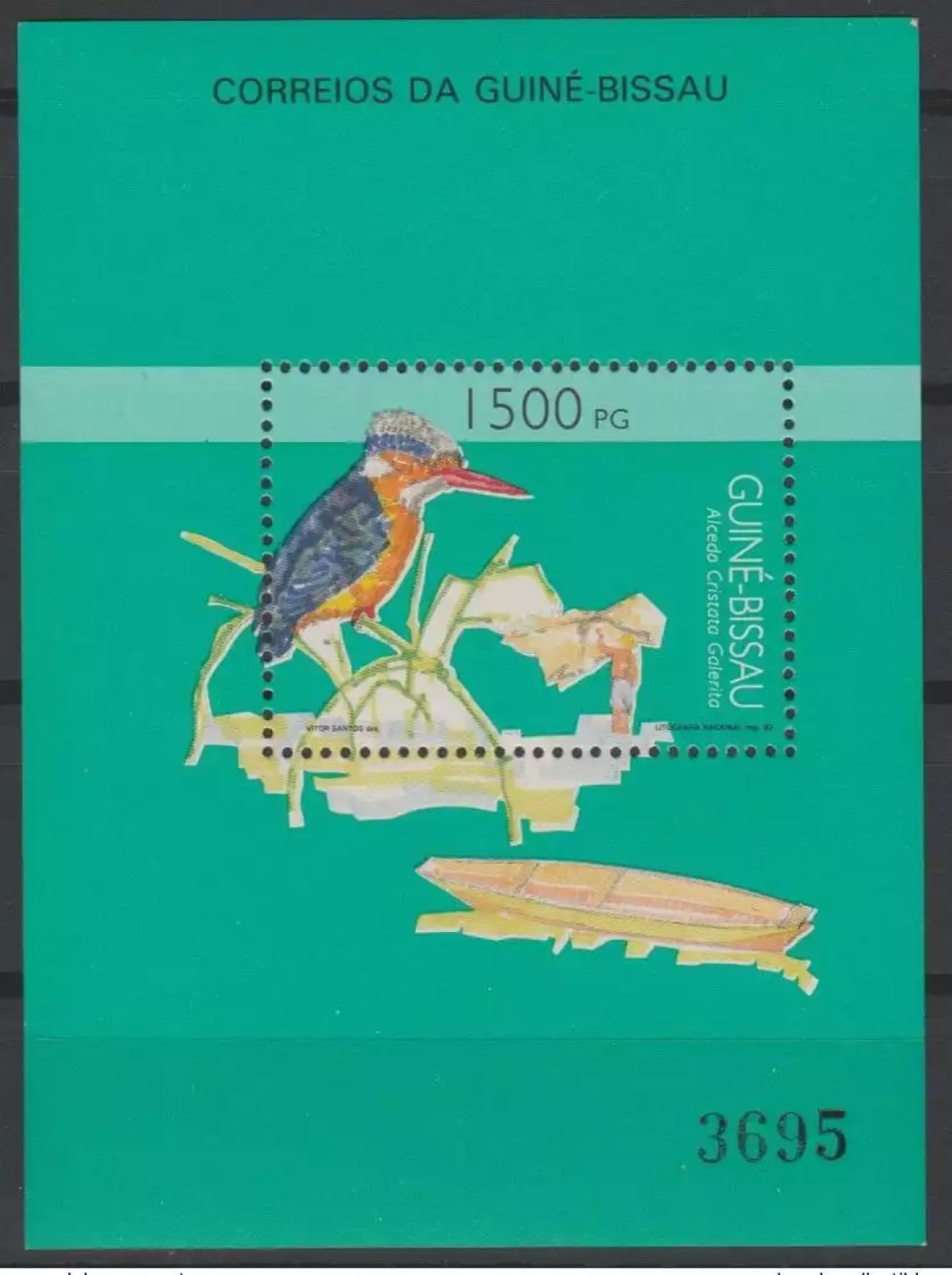 Guinea-Bissau 1992 Mi. Bl. 289 Bird Vogel With Fauna