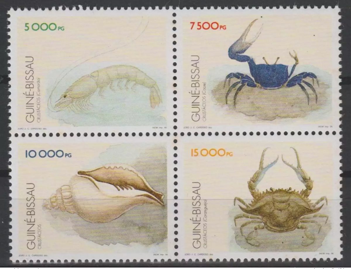 Guinea-Bissau 1996 Mi. 1229-1232 Krebstiere Crustaceans