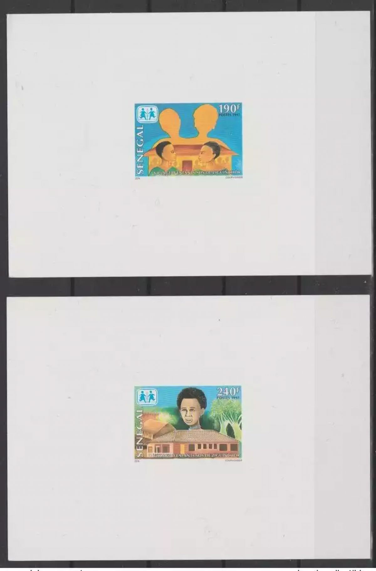 Senegal 1997/1998 Mi. 1529-1530 Luxusprobe SOS-Kinderdorf