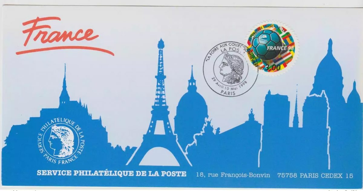 155 Offizielle Karte Ausstellung Paris 1998 Frankreich FDC FIFA Fußball-WM