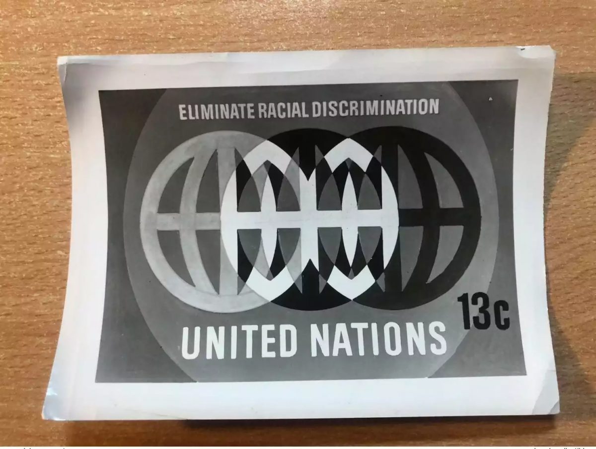 United Nations New York UN 1970 - Photo Test Eliminate Racial Discrimination