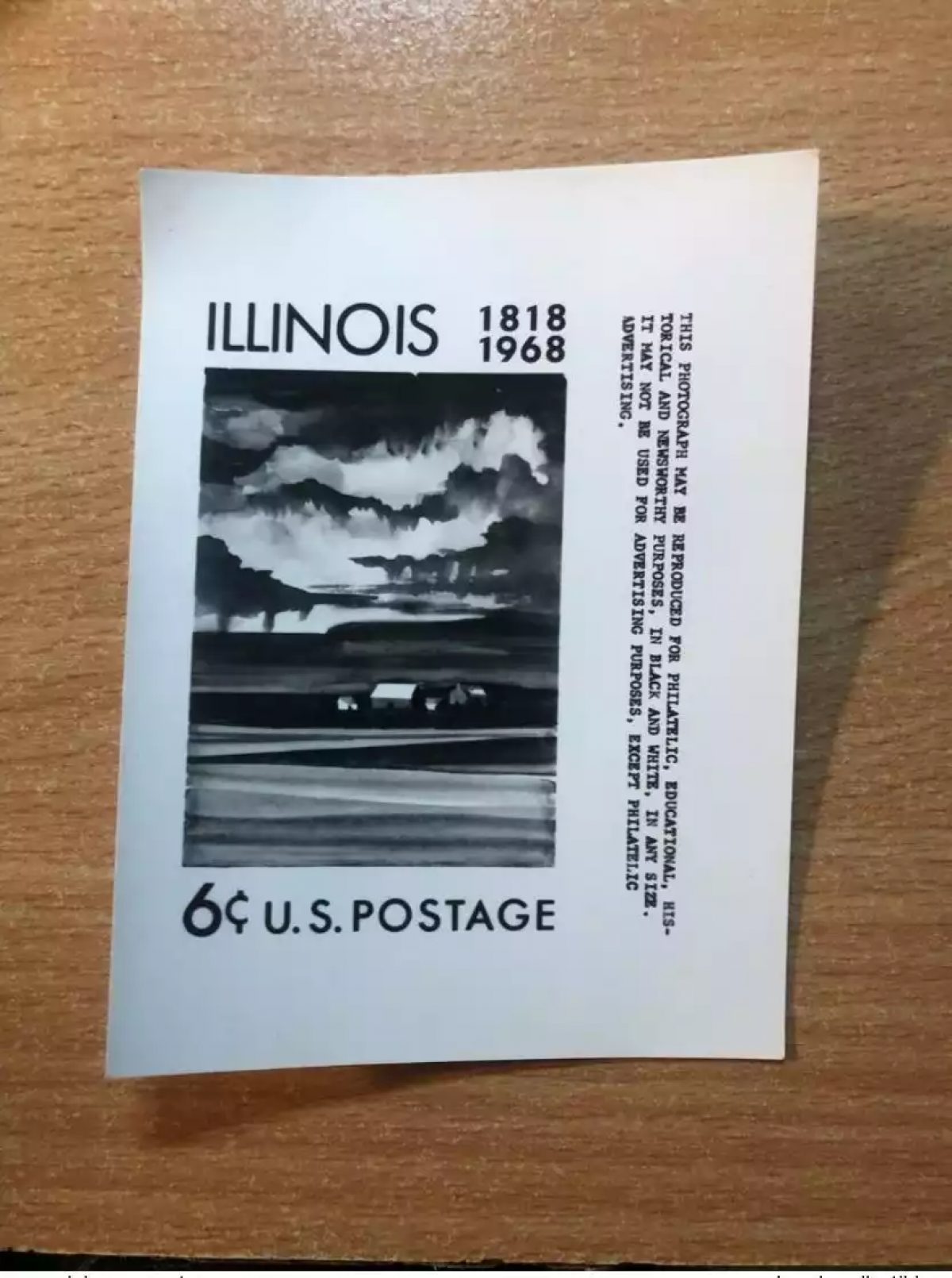 USA USPS - Foto Publicity Essay Kodak Illinois 1818 1968