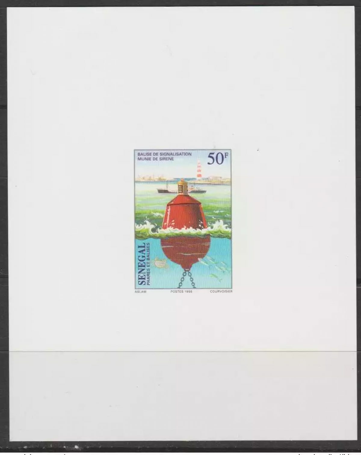 Sénégal 1998 Epreuve de Luxe Mi. 1567 Balise de signalisation Sirène Phare