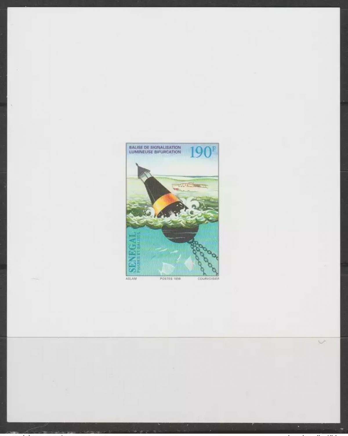 Sénégal 1998 Epreuve de Luxe Mi. 1569 Balise signalisation lumineuse Phare