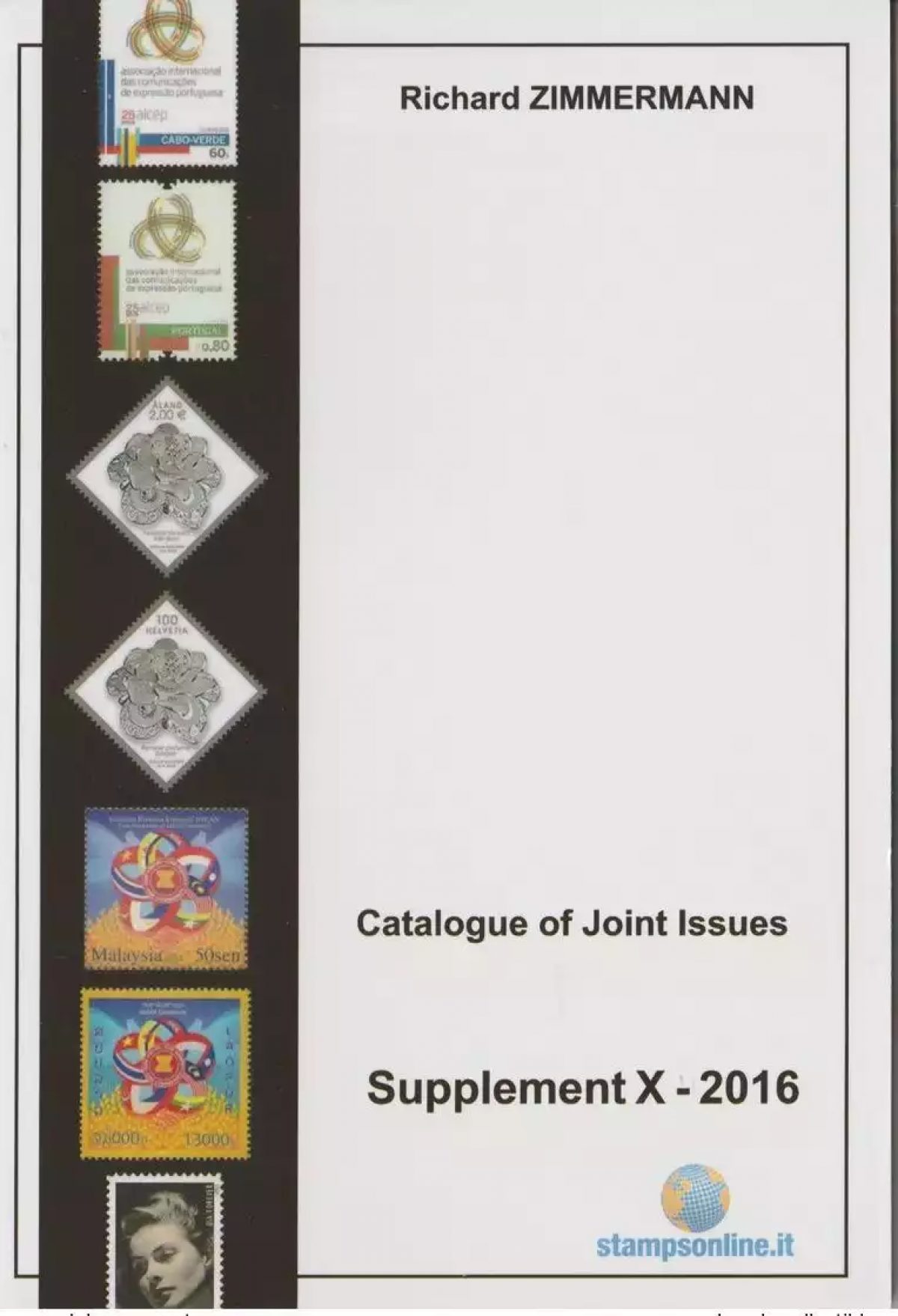 Catalogue of Joint Stamp Issues Supplement 2016 ZIMMERMANN Issue