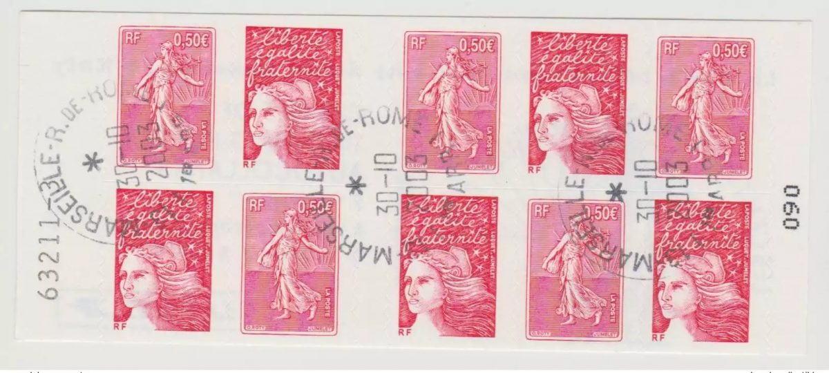 Frankreich 2003 YT 1511 Heft 100 J. Semeuse de Roty ET-Stempel Marseille