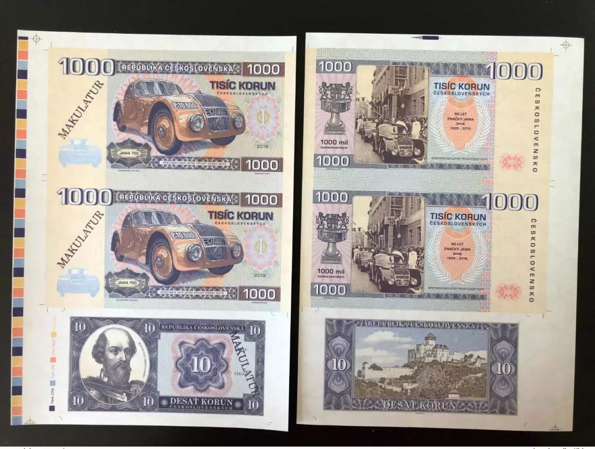 2019 Matej Gabris Makulatur Matus Cak Jawa 750 voiture Trencin UNC ESSAY limité