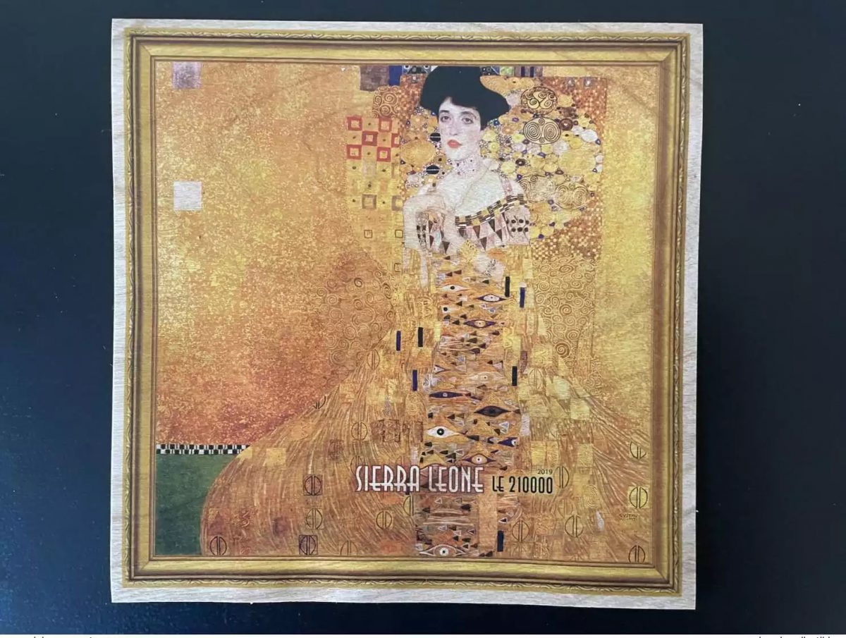 Sierra Leone 2019 IMPERF ND Mi. Bl. ? Gustav Klimt Adele Bloch Bauer Art Bois