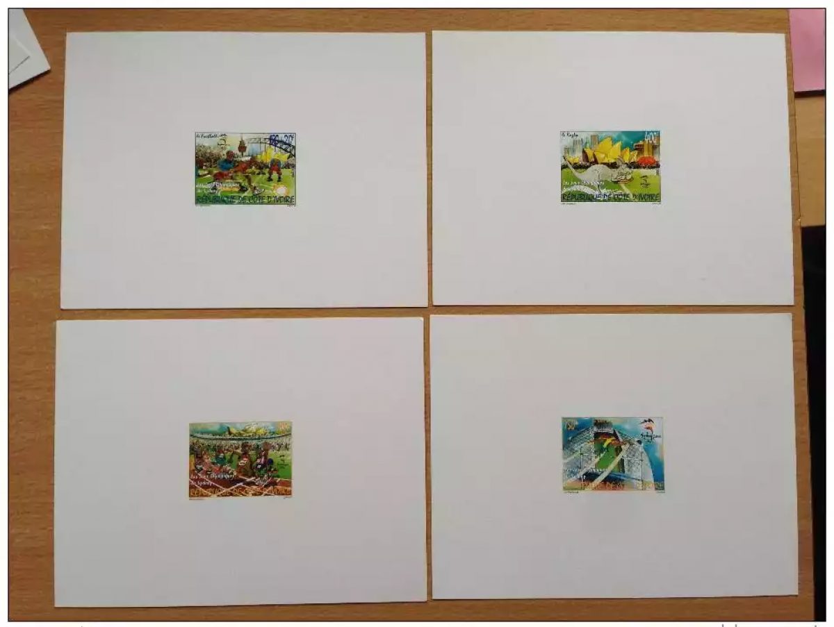 Ivory Coast 2000 Mi. 1256 - 1259 Olympic Games Sydney RARE Luxury Event!
