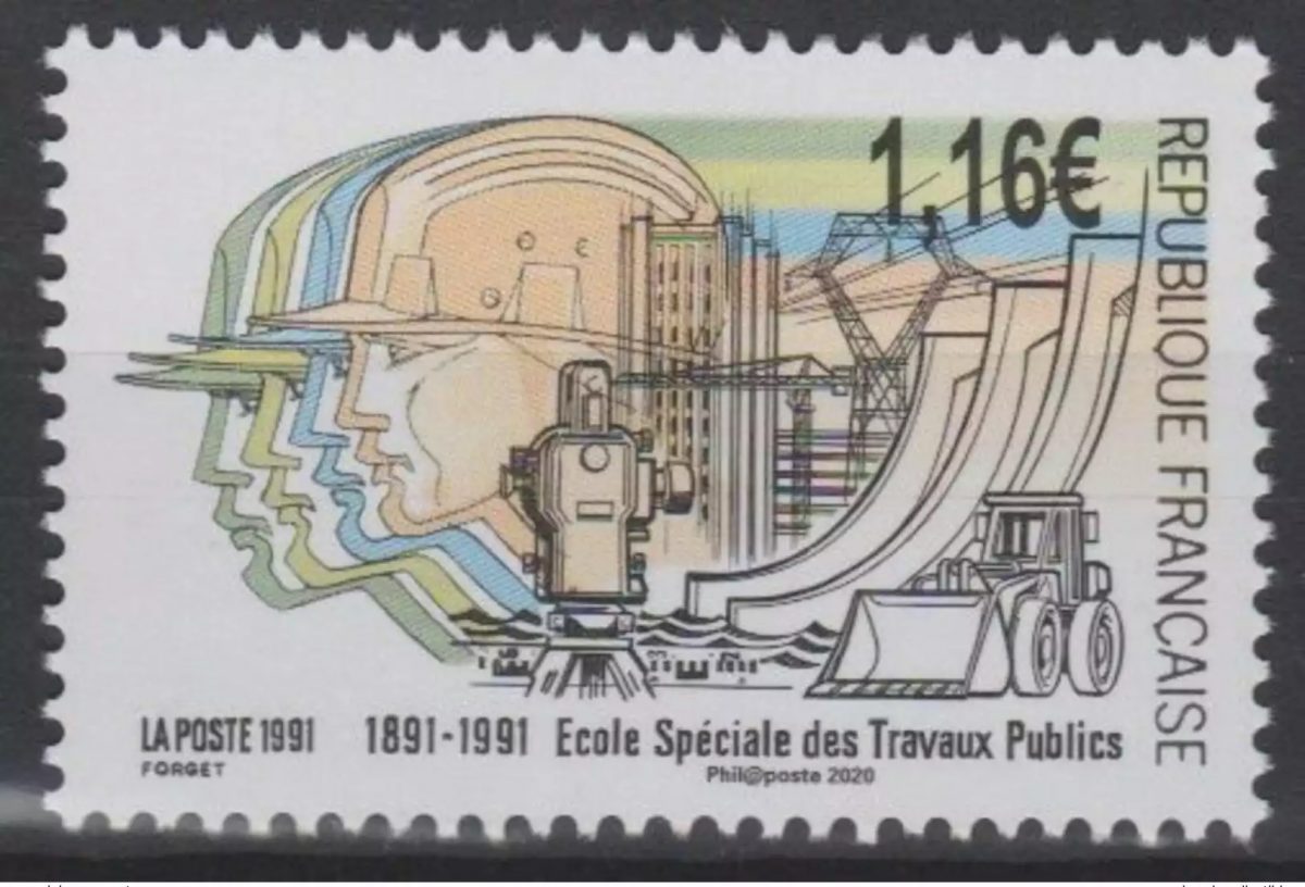 France 2020 School of Public Works 50 years engraved in history 48200 ex **