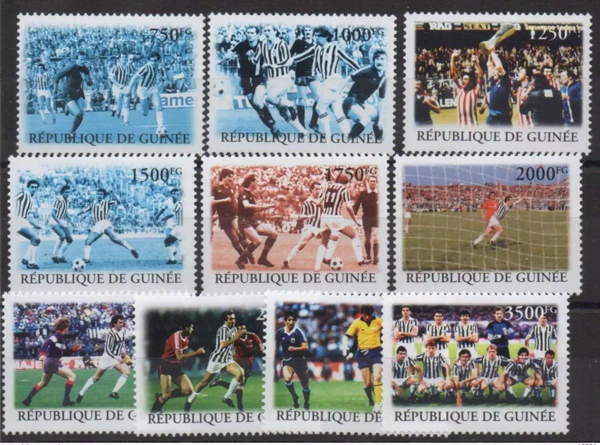 Guinea 2004/2010 Mi. E-O8065 Fußball Soccer MNH 10 Werte SELTEN!