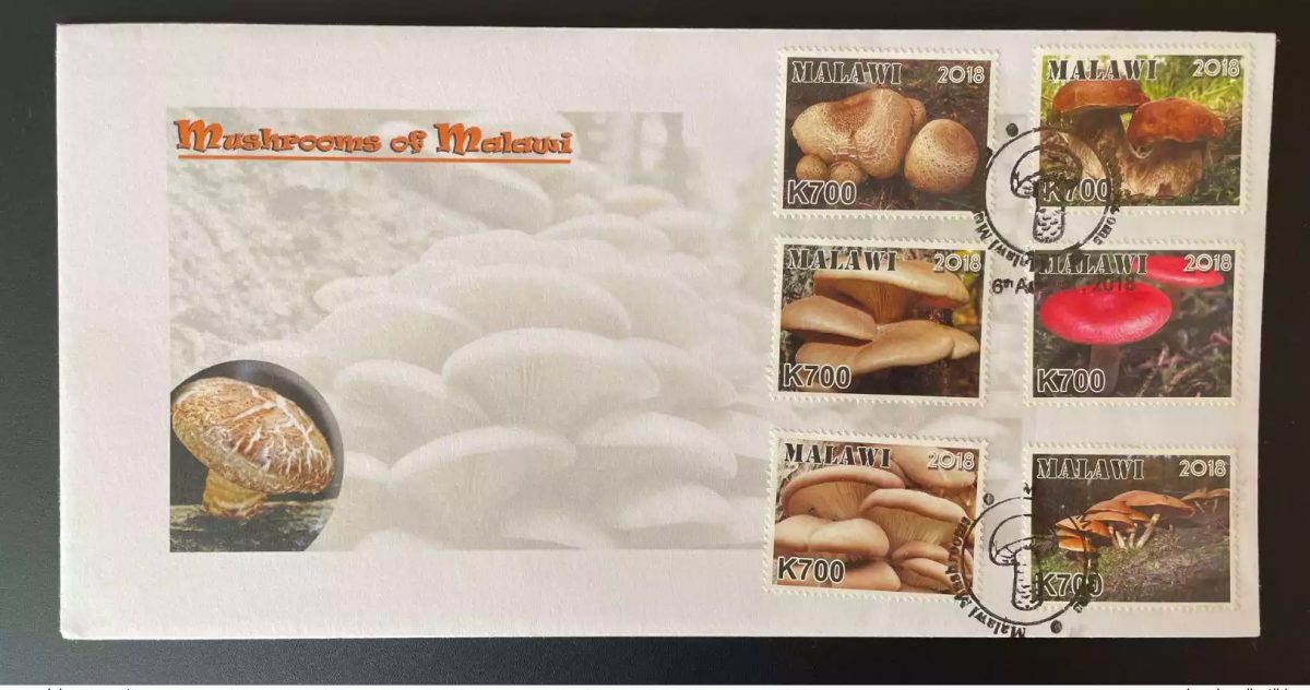 Malawi 2018 FDC Mi. 986 - 991 Mushroom Pilze Mushrooms MNH