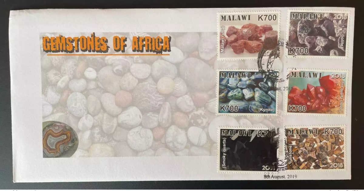 Malawi 2018 / 2019 FDC Mi. 1034 - 1039 Gemstones Pierres précieuses Mineralien