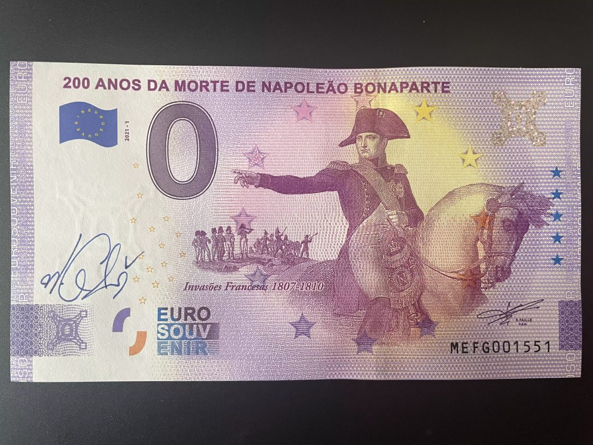 200 anos da morte de Napoleão Bonaparte - Anniversary 2020 ASSINADA MATEJ GABRIS