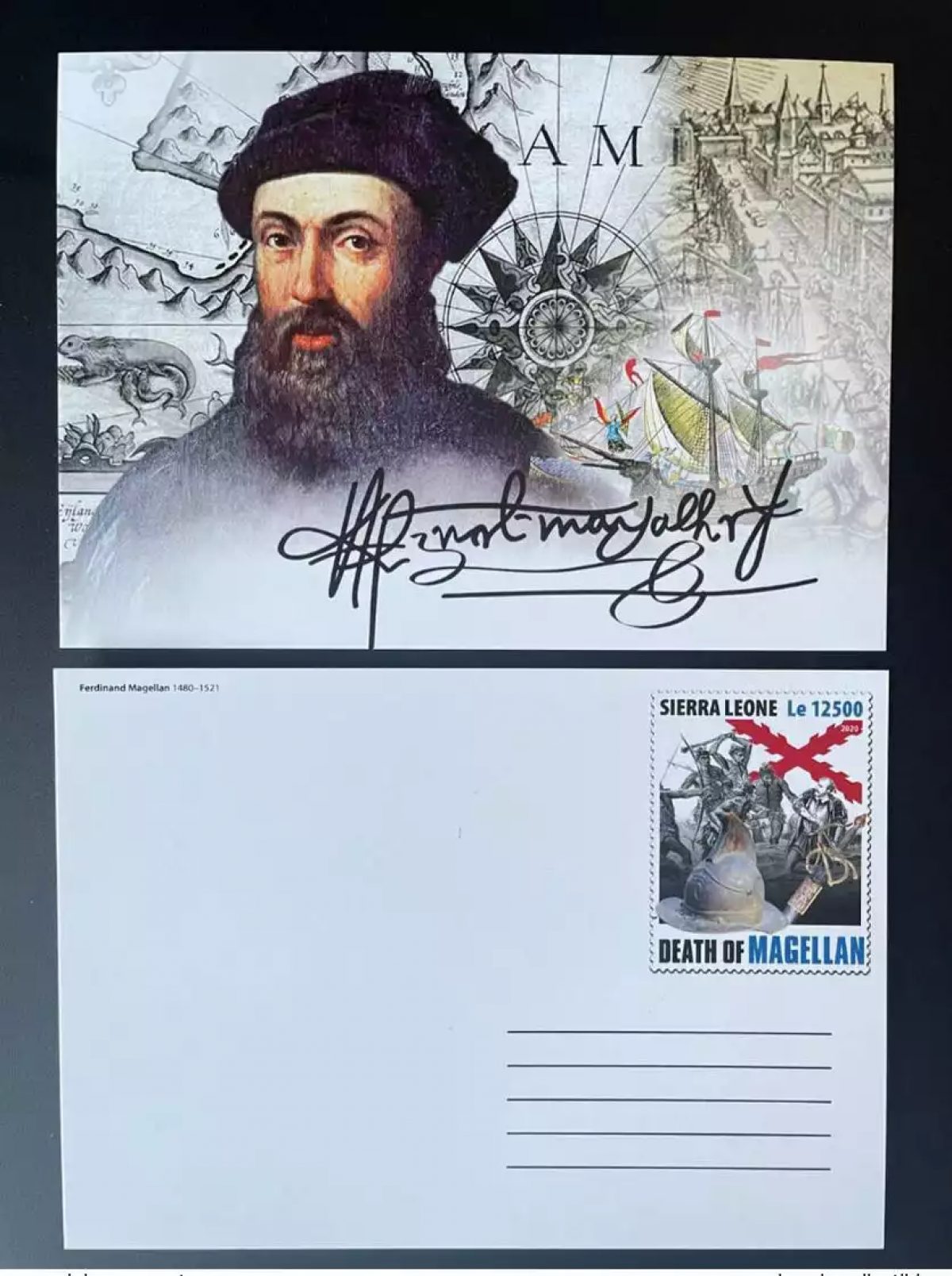 Sierra Leone 2020 Mi. ? Stationery Entier Ferdinand Magellan  Discoverer Death