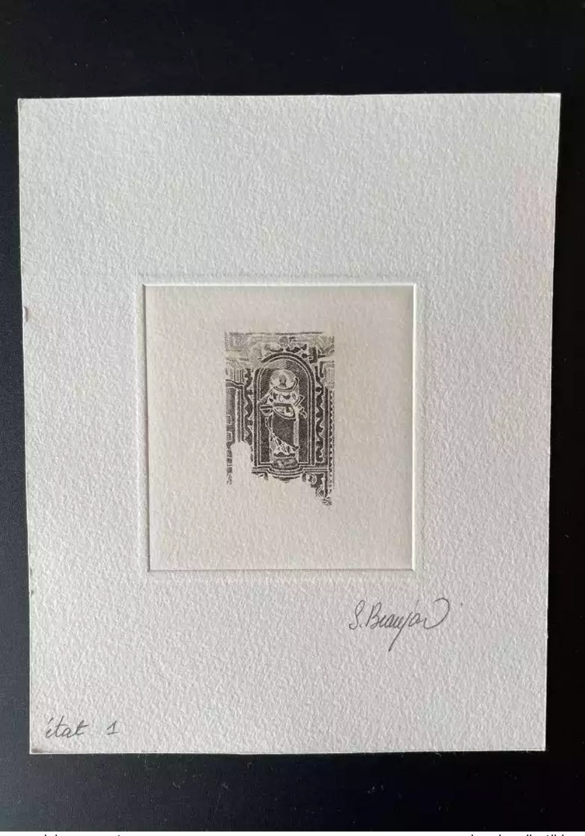 Andorre Français 2018 YT 818 Epreuve d'artiste ETAT Santa Colomba Patrimoine
