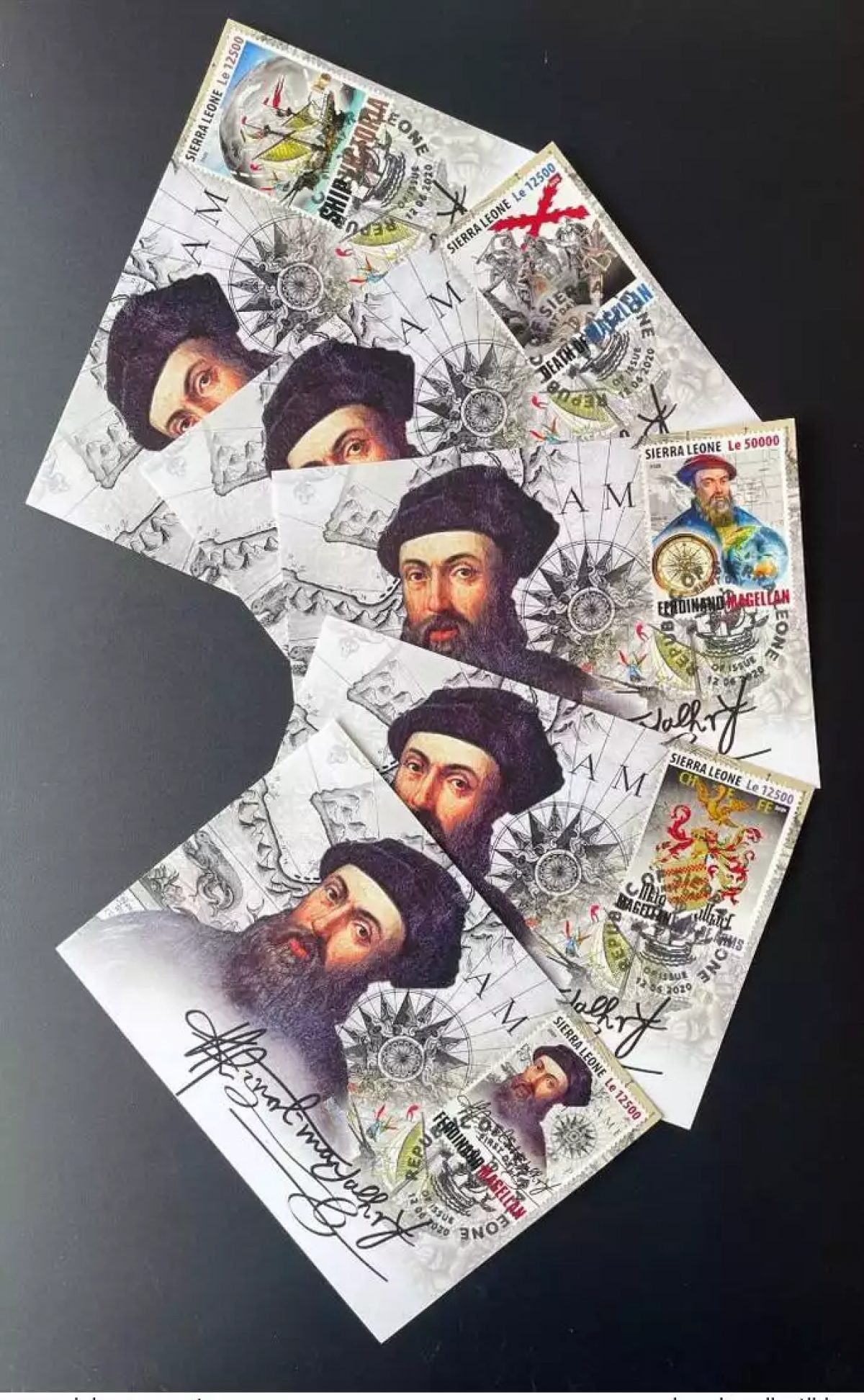 Sierra Leone 2020 Mi. ? Carte Maximum Maxi Card Ferdinand Magellan Armoiries