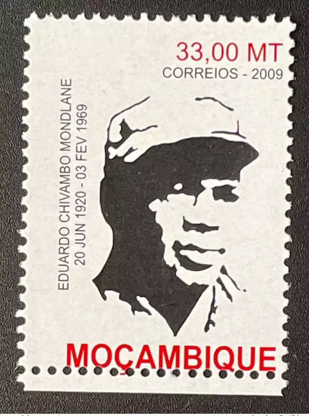 Moçambique Mozambique Mosambik 2009 Mi. 3272 Eduardo Chivambo Mondlane