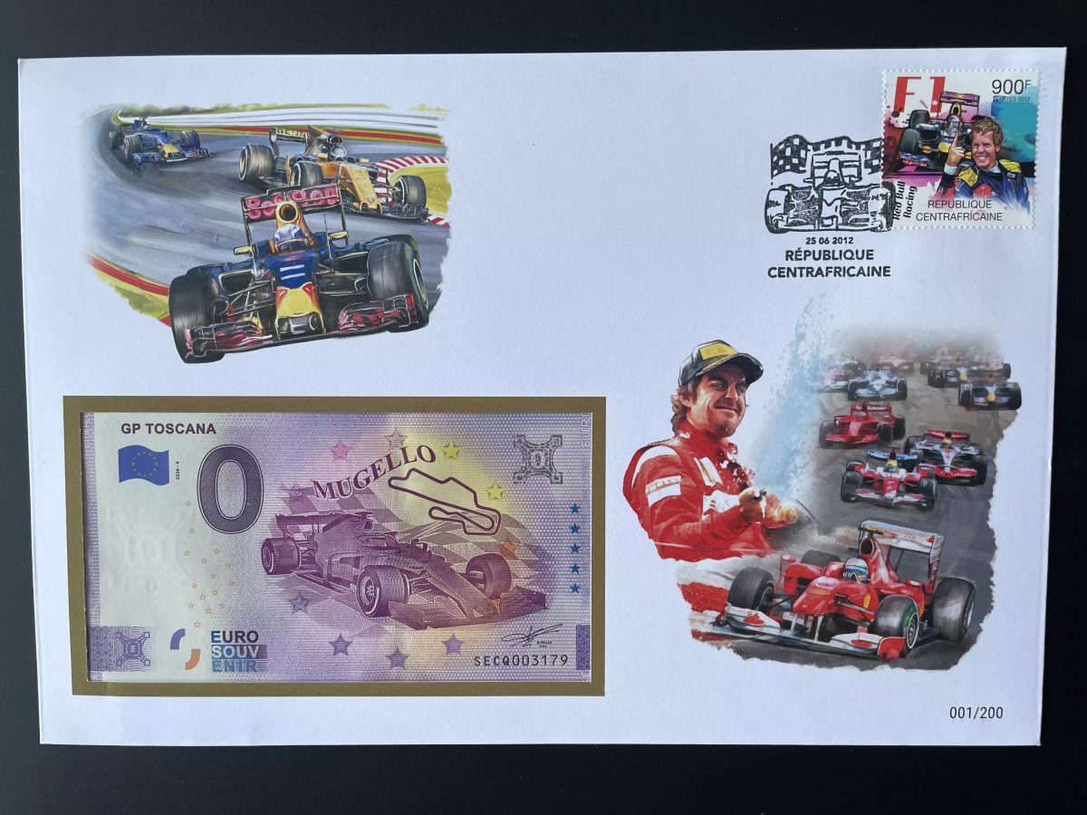 Official Euro Souvenir Cover - Formel 1