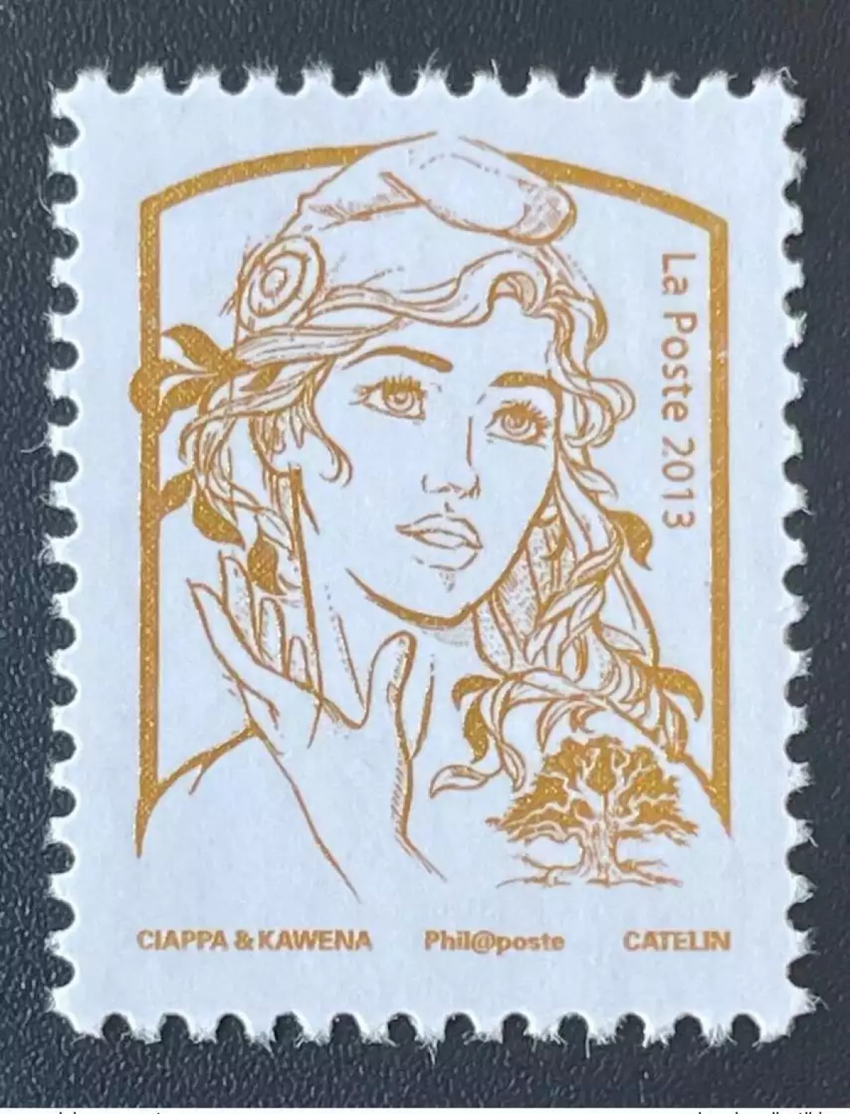 France 2013 Marianne et la Jeunesse Ciappa & Kawena gilded Gold without TVP