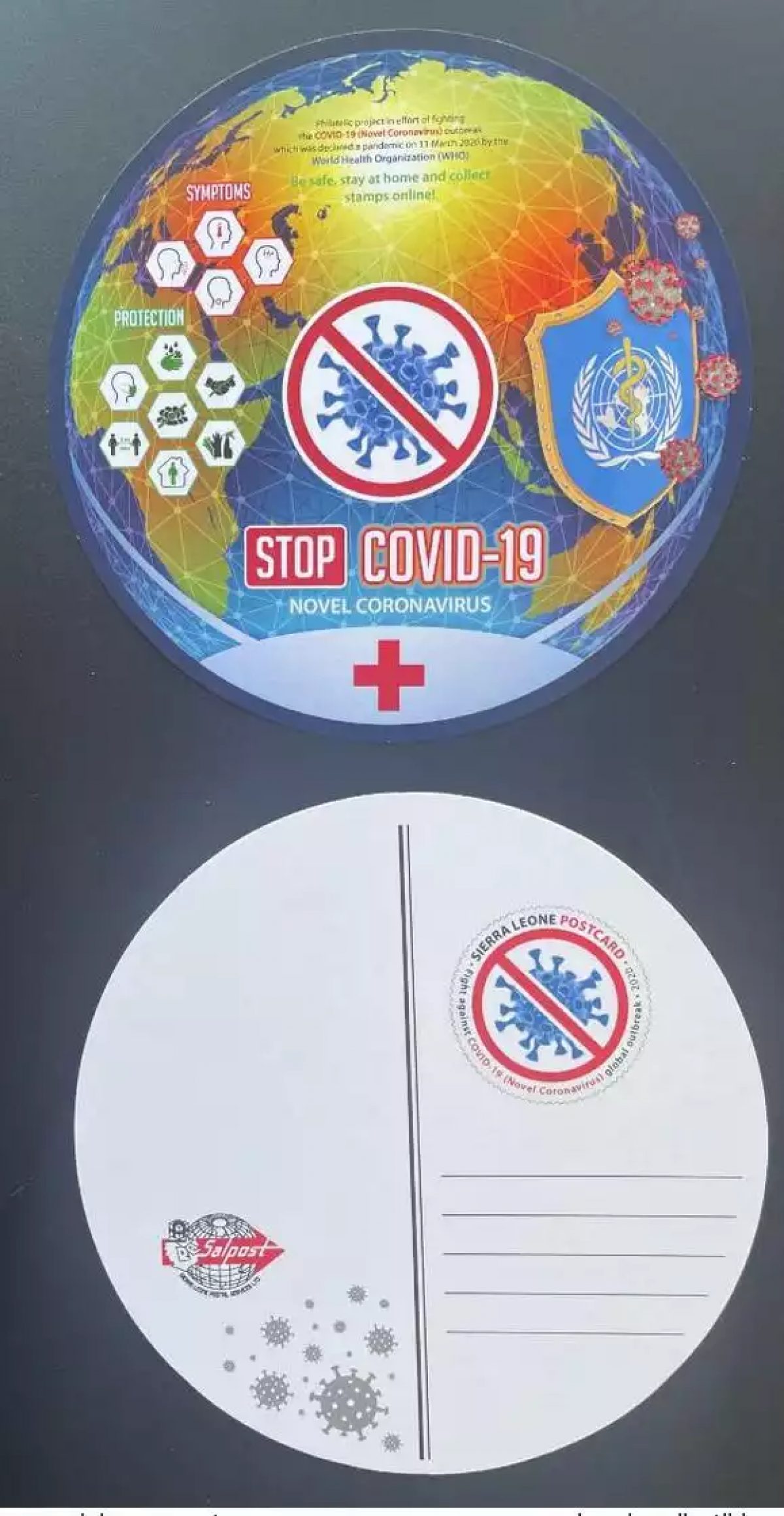 Sierra Leone 2020 Mi. ? Entier COVID-19 Virus Coronavirus OMS WHO Pandemic