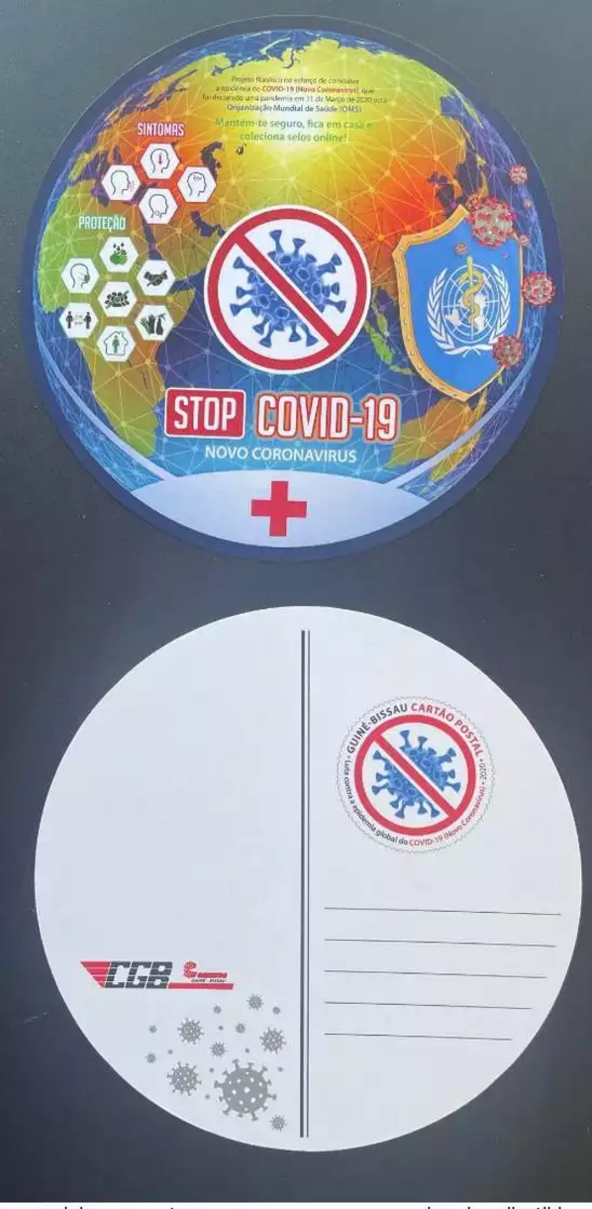 Guinée-Bissau 2020 Mi. ? Entier COVID-19 Virus Coronavirus OMS WHO Pandemic