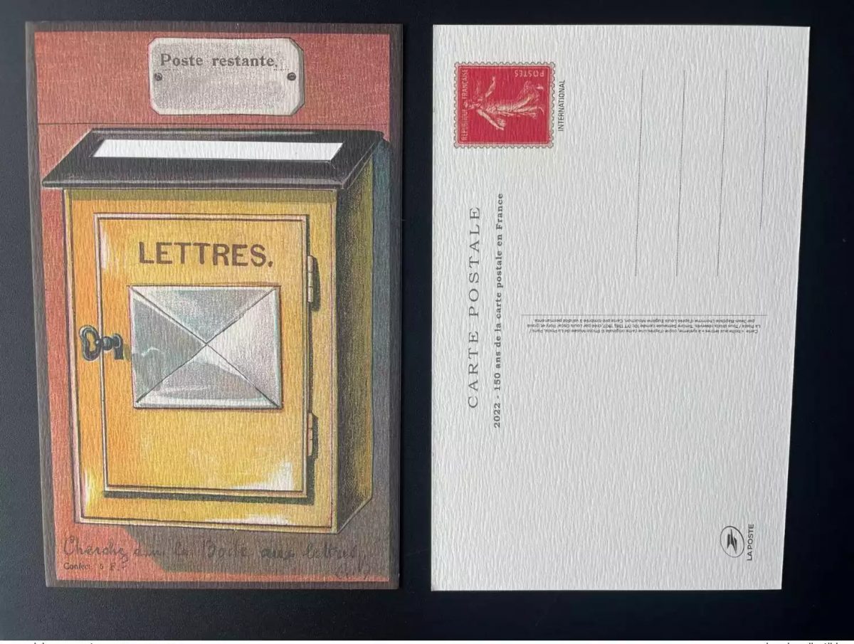 Frankreich 2022 150J Postkarte Ganzsache Paris Philex Semeuse Roty