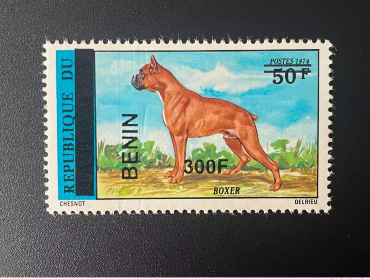 Benin 2008-2009 Mi. 503 Aufdruck Overprint Hund Boxer