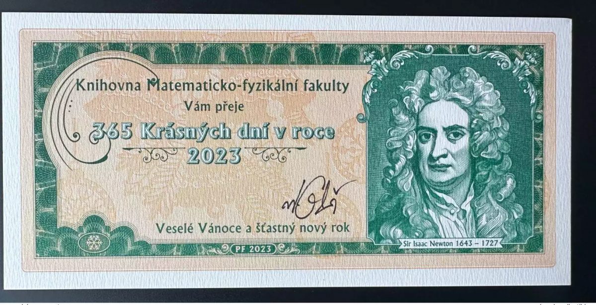 2023 Matej Gabris Sir Isaac Newton PF Matematicko-fyzikalni fakulty ESSAY Limité