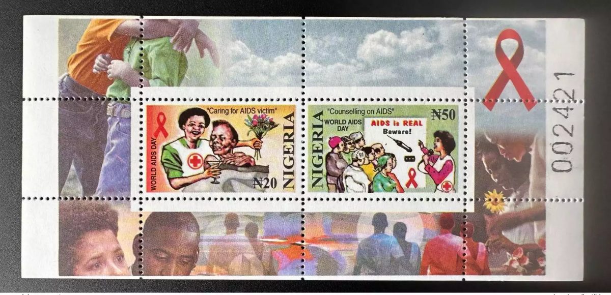 Nigeria 2003 Mi. Bl. 25 World AIDS Day Sida maladie illness Krankheit